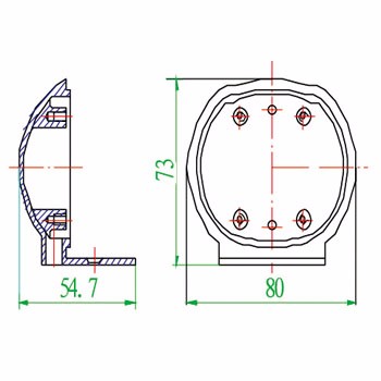 巡航灯罩1143100-C01