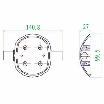 巡航灯罩1143400-C01NEW
