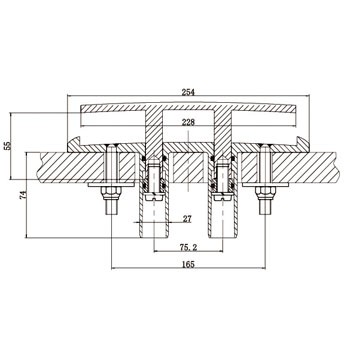推拉索栓68301-ST