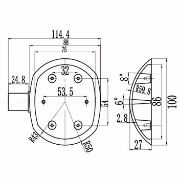 巡航灯罩1143301-C01