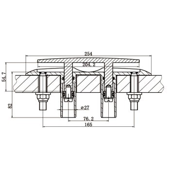 推拉索栓68302-ST