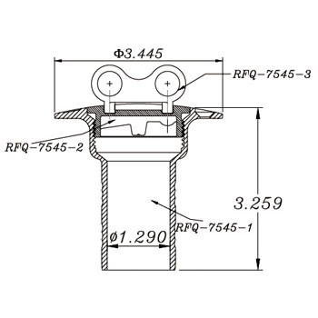 排废盖FDF-0112WST-3.445