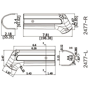 装饰用外壳护罩2477-L/R
